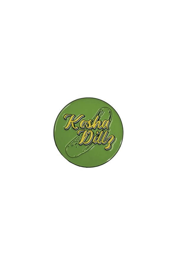 Kosha Dillz Pickle 1.5 Inch Enamel Pin