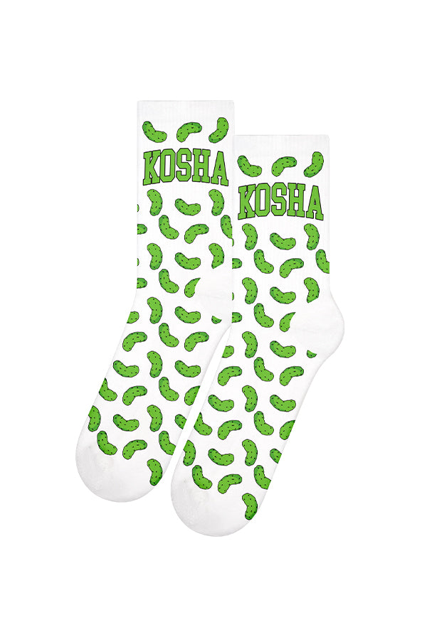 White Kosha Pickle Socks