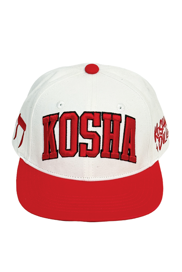 KOSHA Hat (White/Red)